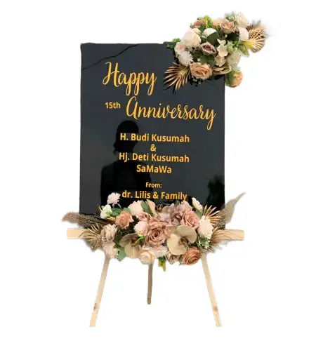 Papan Bunga Akrilik Sarang Bulan