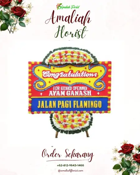 Sewa Papan Bunga Sarang Bulan